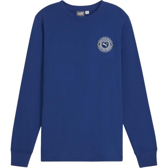 Puma Mens Vintage Sport Long Sleeve Blue XXL New - Picture 1 of 10